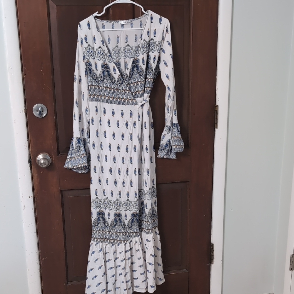 R. Vivimos Womens Summer Wrap Dress SZ XL